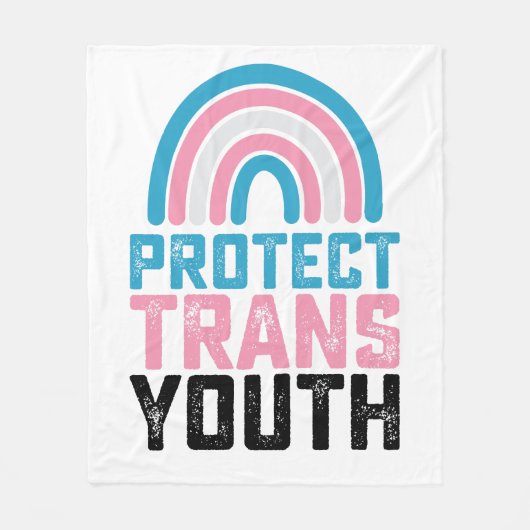 LGBT Prix Schützen Trans Transgender-Jugendkids Fleecedecke (Vorderseite)