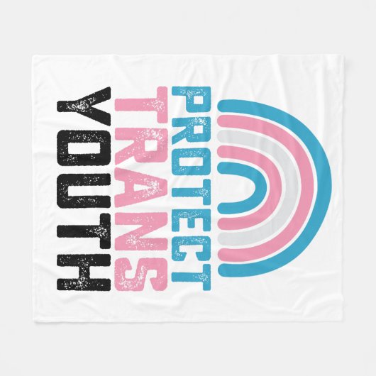 LGBT Prix Schützen Trans Transgender-Jugendkids Fleecedecke (Vorderseite (Horizontal))
