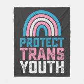 LGBT Prix Schützen Trans Transgender-Jugendkids Fleecedecke (Vorderseite)