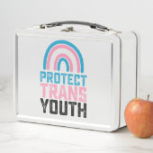 LGBT Prix Schützen Trans Transgender-Jugendkids Metall Brotdose (Beispiel)