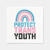LGBT Prix Schützen Trans Transgender-Jugendkids Serviette (Vorderseite)