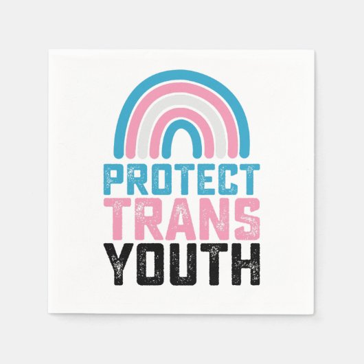 LGBT Prix Schützen Trans Transgender-Jugendkids Serviette (Vorderseite)