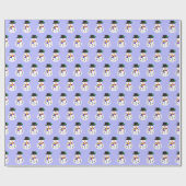 LGBT+ Prix Snowman Wrapping Paper Geschenkpapier (Flach)
