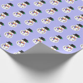 LGBT+ Prix Snowman Wrapping Paper Geschenkpapier (Ecke)