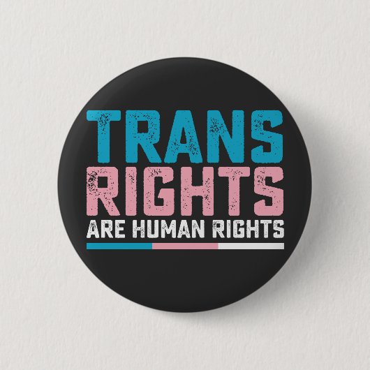 LGBT Prix Trans Rights sind Menschenrechte Button (Vorderseite)