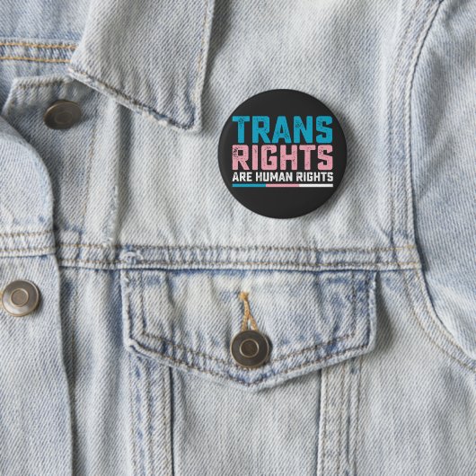 LGBT Prix Trans Rights sind Menschenrechte Button (Beispiel)