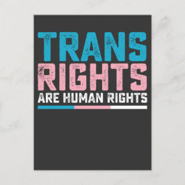 LGBT Prix Trans Rights sind Menschenrechte Einladungspostkarte