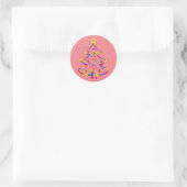 LGBT+ Prix Weihnachtsbaum-Sticker Runder Aufkleber (Tasche)