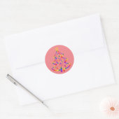 LGBT+ Prix Weihnachtsbaum-Sticker Runder Aufkleber (Umschlag)
