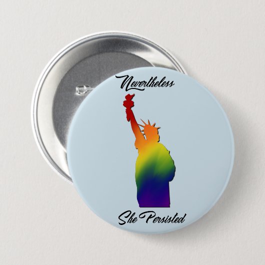 LGBT Protest widerstehen Gleichheits-Knopf Button (Vorne & Hinten)