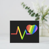 LGBT Pulse Orlando Tribute #LoveWins Postkarte (Stehend Vorderseite)