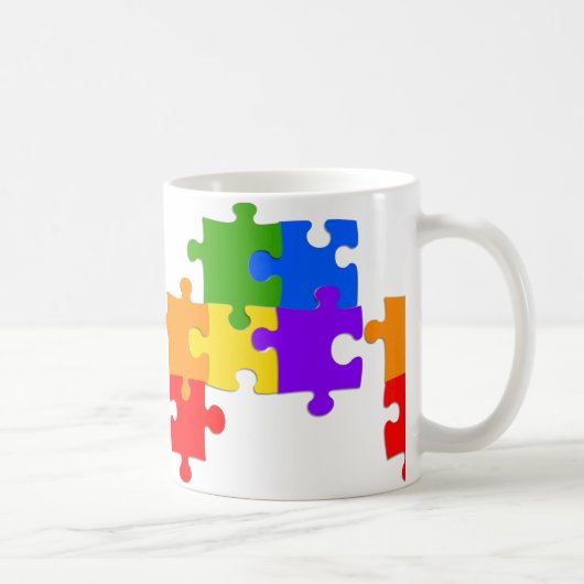 LGBT Puzzlespiel Kaffeetasse (Rechts)