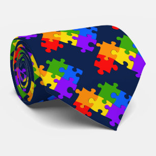 LGBT Puzzlespiel Krawatte