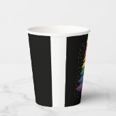 LGBT-Q Pride Christmas Tree Pajama Rainbow Flag Pappbecher (Rechts)