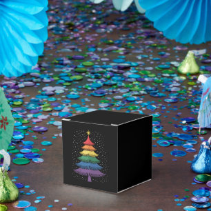 LGBT-Q Pride-Weihnachtsbaum-Pyjama-Regenbogenflagg Geschenkschachtel