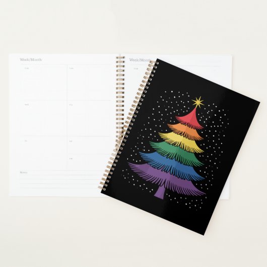 LGBT-Q Pride-Weihnachtsbaum-Pyjama-Regenbogenflagg Planer (Anzeige)
