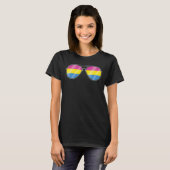 LGbt Que Pansexuality Flag Sonnenbrille Pan Pride T-Shirt (Vorne ganz)