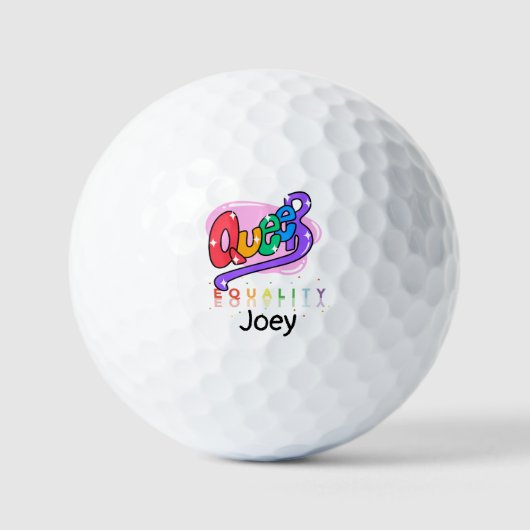 LGBT-Quee Gleichheit im Vormonat Golfball (Vorderseite)