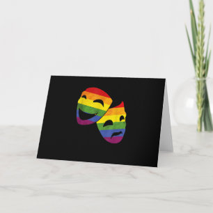 LGBT Queer Actor Actress Rainbow Theatrical Karte