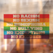 LGBT-Quotes Fensteraufkleber (Blatt 2)