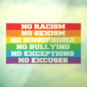 LGBT-Quotes Fensteraufkleber (Blatt 3)