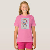 LGBT Rainbow Awareness Ribbon Angel Custom Shirt (Vorne ganz)