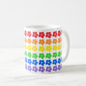 LGBT Rainbow Blume Gay Pride Freiheit und Gleichhe Kaffeetasse (VorderseiteRechts)