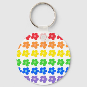 LGBT Rainbow Blume Gay Pride Freiheit und Gleichhe Schlüsselanhänger