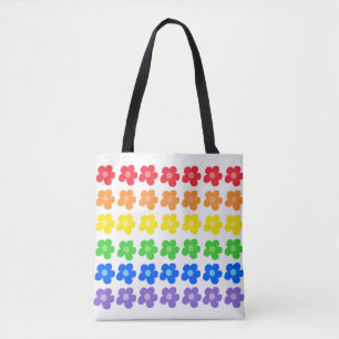 LGBT Rainbow Blume Gay Pride Freiheit und Gleichhe Tasche