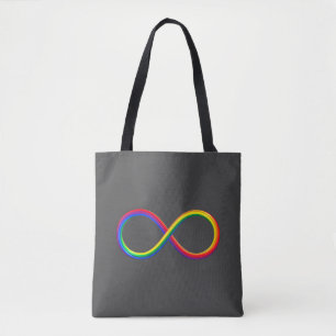 LGBT Rainbow Color Infinity Symbol Tasche