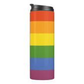 LGBT-Rainbow-Farbe Thermosbecher (Nach rechts gedreht)