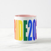 LGBT Rainbow Flag Colors LGBTQ Gay Pride 2021 Tasse (Zentrum)