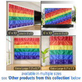 LGBT Rainbow Flag Gay Pride Parade Gay Party Deco Wandteppich