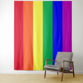 LGBT Rainbow Flag Gay Pride Parade Gay Party Decor Wandteppich (Beispiel)