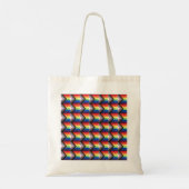 LGBT RAINBOW FORTSCHRITT PRIDE Fabric Gift Bag Tragetasche (Rückseite)
