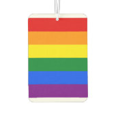 LGBT Rainbow Gay Pride Flag Autolufterfrischer (Rückseite)