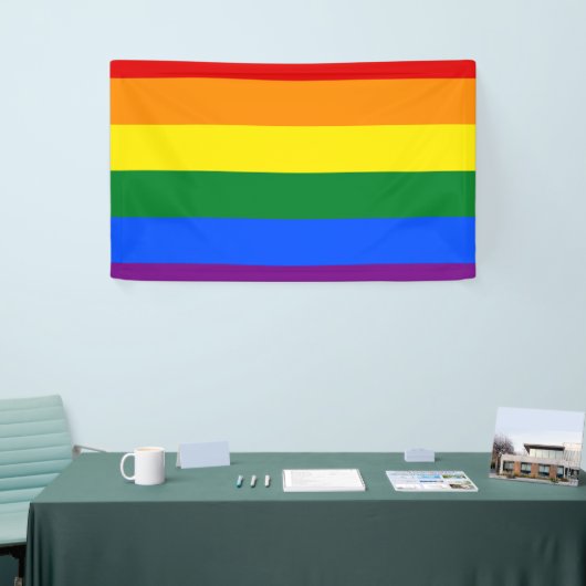 LGBT Rainbow Gay Pride Flag Banner (Messeveranstaltung)