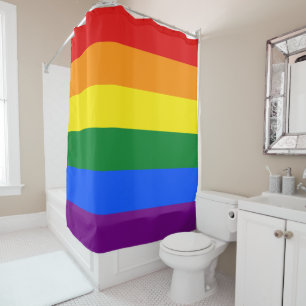 LGBT Rainbow Gay Pride Flag Duschvorhang