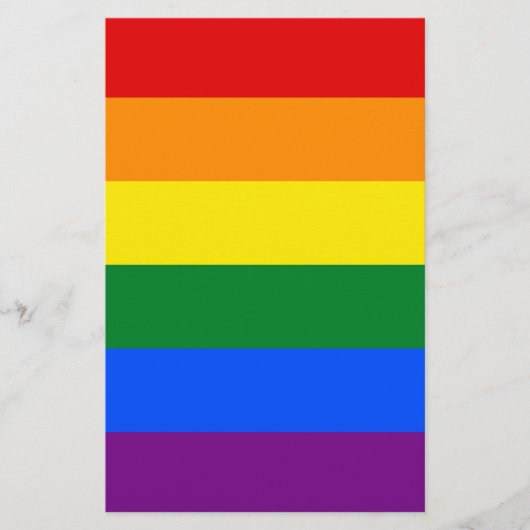 LGBT Rainbow Gay Pride Flag Flyer (Vorne)