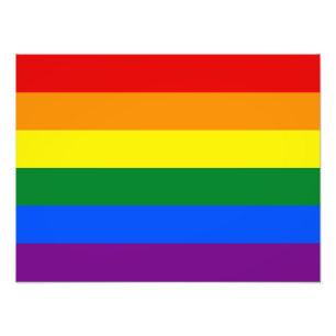 LGBT Rainbow Gay Pride Flag Fotodruck