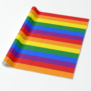 LGBT Rainbow Gay Pride Flag Geschenkpapier