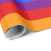 LGBT Rainbow Gay Pride Flag Geschenkpapier (Rolleneckpunkt)