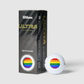 LGBT Rainbow Gay Pride Flag Golfball (Verpackungen)