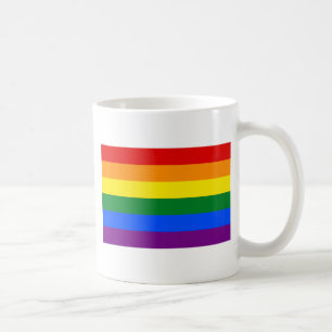 LGBT Rainbow Gay Pride Flag Kaffeetasse