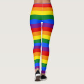 LGBT Rainbow Gay Pride Flag Leggings (Rückseite)