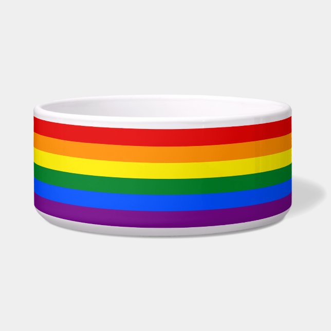 LGBT Rainbow Gay Pride Flag Napf (Vorderseite)