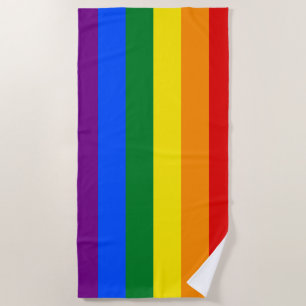 LGBT Rainbow Gay Pride Flag Strandtuch