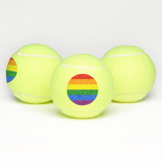 LGBT Rainbow Gay Pride Flag Tennisbälle