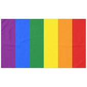 LGBT Rainbow Gay Pride Flag Tischdecke (Vorderseite (Horizontal))
