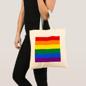 LGBT Rainbow Gay Pride Flag Tragetasche (Vorderseite (Produkt))